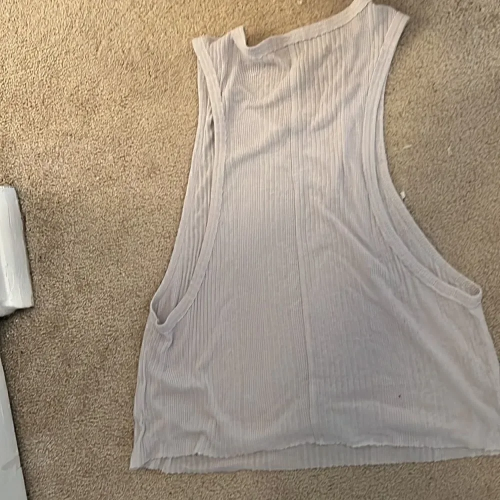 Alo Yogq Medium Grey Tank